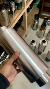 Resonator Knalpot Mobil Bahan Full Stainless Steel Cocok Untuk Semua Knalpot Racing