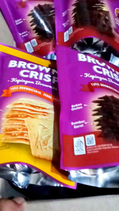 Paket 3PCS Lemonilo Brownies Crispy Keju: Camilan Asin Kripih Sehat