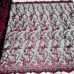 Bahan Kain Tile Kar Nit Fill Payet Spanggel Flowr