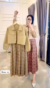 Gluva maxy// Ready stok// Dress wanita terbaru 2025