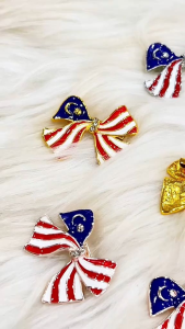The Brooch Factory 1pc Brooch Pastel Butterfly Ribbon Bendera Malaysia Merdeka Kerongsang Pin Tudung Kebangsaan Badge