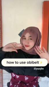 Obi Belt Jumputan Batik Asli Bahan Rayon Cotton Premium