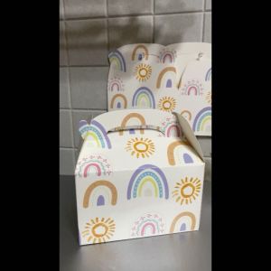 12pcs Unicorn Rainbow Boho Birthday Pastel Party Bags lootbox loogbags Birthday Party Theme Pastel Loot Bags giftBag Treats