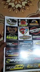 STIKER SOUND | STIKER AUDIO | STIKER SKUND SYSTEM | STIKER ANTI AIR | STIKER VYNIL | STIKER 1 LEMBAR