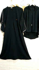 Gamis inara anak plus kerudung mulai usia 1 tahun sampai 16 tahun Baju terbaru bahan cringkeul Baju viral kekinian