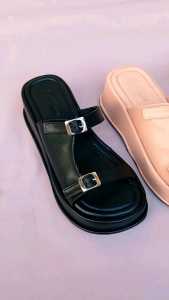 Syaqilla Sandal Wanita Selebgram Tali Gesper 5cm