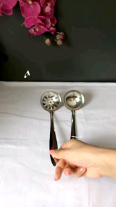 Sendok Sop Stainless Steel, Sendok Sop Lubang Soup Ladle, dan Sendok Hot Pot