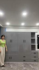 Tủ nhựa đài loan 4 cánh liền kệ 205x180x47