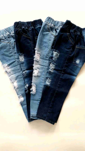 Celana Jeans Anak Laki-Laki & Perempuan: Bahan Berkualitas dan Desain Sobek