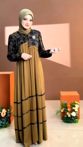 HAUZA DRESS by Nadheera Luxury gamis dress muslim rayon premium busui wudhu friendly