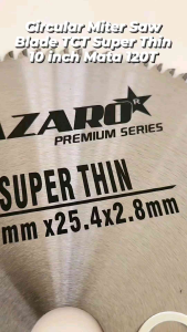 Mata Pisau Potong Gergaji Aluminium 10 Inch & 120 T Circular Mitter Saw Blade