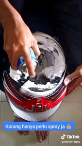 Helmet Active Foam Cleaner Visor Care Disinfectant Anti Fog Rain Pembersih Pewangi Topi Keledar