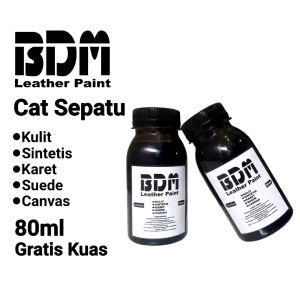 Cat sepatu kulit Cat Sepatu kanvas 80ml gratis kuas