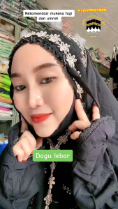 Mukenah Haji Umroh Berlengan 2 Susun + Free Tas