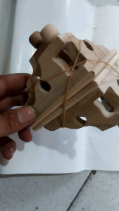 Kaki Sangkar Anis 1 set Isi 4pcs Kaki Sangkar Kandang Burung Bahan Kayu