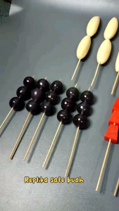 Replika makanan sate buah  / buah es kul kul / marshmallow dummy  / dummy makanan / dummy buah buahan /  harga satuan /  Mainan anak / Edukasi anak / Dekorasi meja makan / Display Restaurant Hotel Dan lain lain