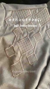 Baju Koko Muslim Dewasa Bordir Lengan Pendek Terbaru