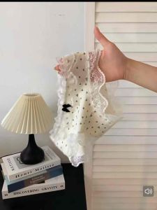 Hi.sweetie 🎀 [Ready Stock]Floral🌸 Cotton Woman Panties Soft Lace Pure Cotton 10A Antibacterial  Low Waist Plus Size 80KG