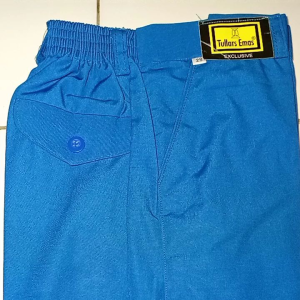 seragam sekolah celana panjang pinggang karet warna Benhur anak TKSDSMPSMA