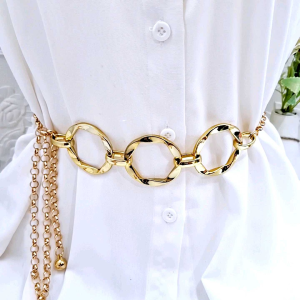 Ikat Pinggang Wanita Dewasa Rantai Belt Sabuk Fashion Korean Style Gesper Dress