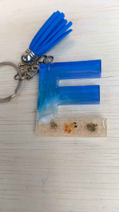 Aksesoris Tas & Kunci Huruf Motif Laut Gantungan Kunci Keychain Lucu Termurah