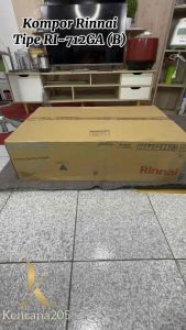 Kompor Rinnai Rinai RI-712GA B RI 712 GA 712GA 712GAB Tempered Glass Api Besar