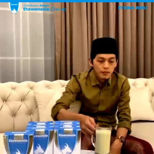 Etawanesia Etawa Biru Susu Kambing Etawa Platinum + Ekstrak Moringa Folium Daun Kelor + Krimer Bubuk -1 Box