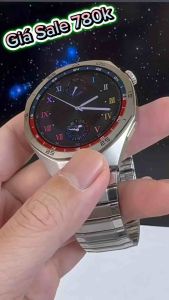 Đồng hồ GT5 PROMAX size 46mm viền thép kết nối bluetooth nghe nhận cuộc gọi 2 chiều đọc full thông báo tin nhắn AHAI STORE