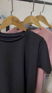 ชุดเซ็ต เสื้อ+กางเกงขาสั้น ผ้าวุลเวฟ แต่งขอบน่ารักมากก - สีอ้อน เส้นเล็กประกัน