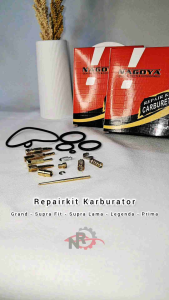 Repairkit Karburator Honda Grand Supra Fit Lama Repair Kit Reparkit Karbu Karburator Honda Grand Legenda Prima Supra X Fit Supra Lama Karbu Kode GN5 Supra Nagoya 16165-GN5-900 Motor Motorcycle