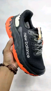 Sepatu NB Fresh Foam Black Red Running Shoes
