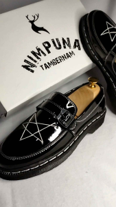 Sepatu Loafers Pria Kasual Formal Glowsy Stars Slip-On