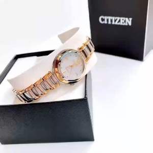 Đồng Hồ Nữ Citizen EM0335-51D Eco Drive Size 29.8 Demi Rose Gold