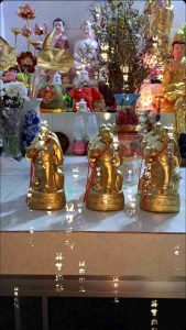 Tượng Ông Quản Gia Quản Tài cao 22cm x 10cm(vật phẩm đã tẩy uế khai quang)