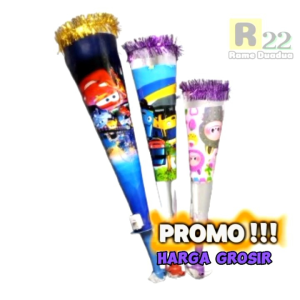 PROMO HARGA GROSIR 100 PCS - Trompet Karakter Lucu - Trompet Plastik - Trompet Ultah - Trompet Tahun Baru - Trompet Murah - Trompet Grosir - Trompet Viral - Promo  Harga Grosir 100 Pcs - Ukuran Kecil