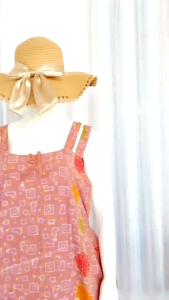 daster yukensi jumbo Lingkar dada 115 dress batik lekbong