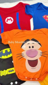 [INNOCENTTEES] WINNIE THE POOH ONESIES MILESTONES  BABY ROMPER - ONESIES || BABY ONESIES || 1 - 12 MONTHS