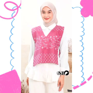ZIVANA BATIK - Vest Wanita Rompi Wanita Atasan Wanita