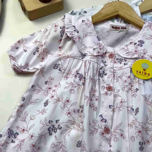 Set Blouse Celana Saiba / Tuniq Babydol Usia 1-3 Tahun