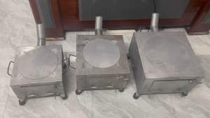 Bếp củi thông minh loại to có ống khói 30-35-40cm