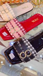 Sandal Selop Zara Gesper Tween Premium RAJUT list Kekinian Korean Style KODE HZ10NOV24