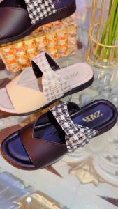 Sandal WedgeS Selop Zara Gesper RAJUT Premium Kekinian Korean Style KODE HZ9NOV24