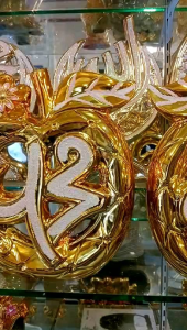 KERAMIK PAJANGAN KALIMAH Tinggi 25 Cm