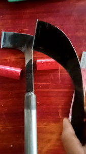 มีดกรีดยาง ทรงงูเห่า ร่อง85° ยังไม่ลับคม