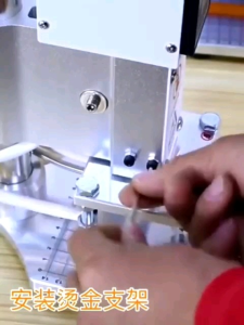 Mesin Emboss Hot Print Leather Stamp 50 x 70mm