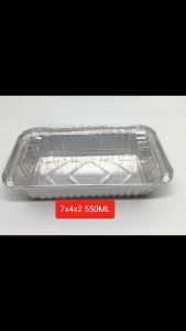 (10set) Colored RE190 7.5x4.33x1.77 550ml Aluminum Tray w/ Lid Loaf Pan Small Pair with Box