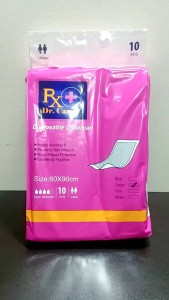 4 Packs Rx Dr Care Disposable Underpads Super Absorbent