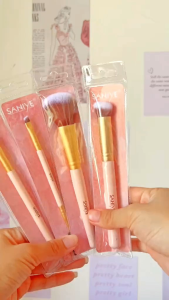 SANIYE Kuas Eyeshadow Bubuk Sikat Alat Kecantikan Kualitas Tinggi Kuas Eyeshadow A101 A102 A104 A105