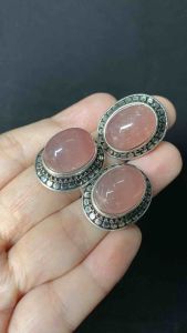 (Real) Strawberry Quartz Big-Restro Style-Adjustable Ring  草莓晶可调节 戒指 大戒面-复古风格 (S/n: 3160322)