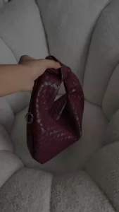 AMIRACO Tas Lili Soulderbag Leather Anyaman Free Tali Panjang
